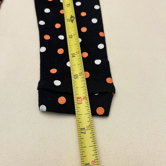 Carter’s Leggings Baby Girls 12 Months Halloween Cat Polka Dot Snug Set Of 2 - Picture 3 of 5